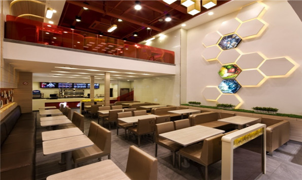 大興中式連鎖快餐店裝修案例