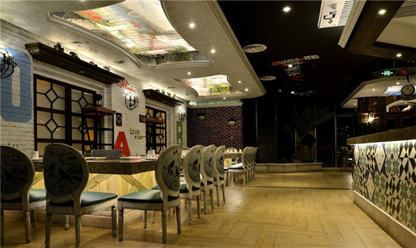 順義香榭印象鐵板燒餐飲店面裝修設(shè)計