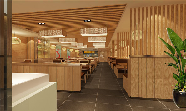通州餃子快餐廳連鎖店設(shè)計效果圖